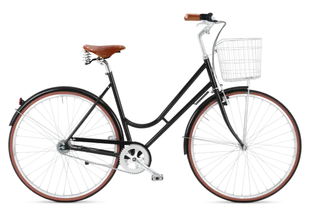 BikeID Step-through 7 sparkcykel svart