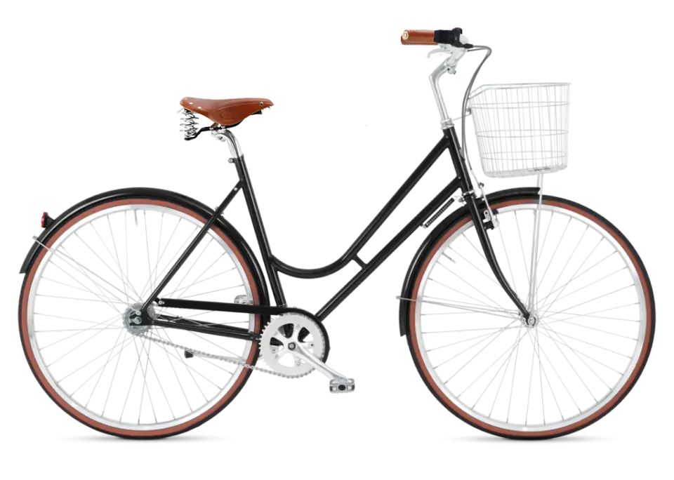 BikeID Step-through 7 sparkcykel svart