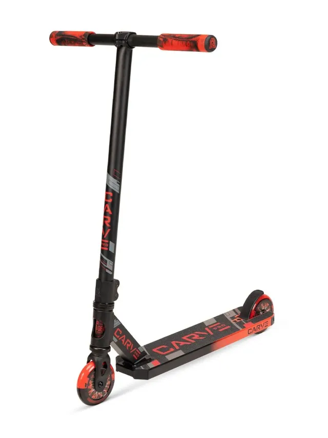 MGP Carve Pro tricksparkcykel svart röd barn