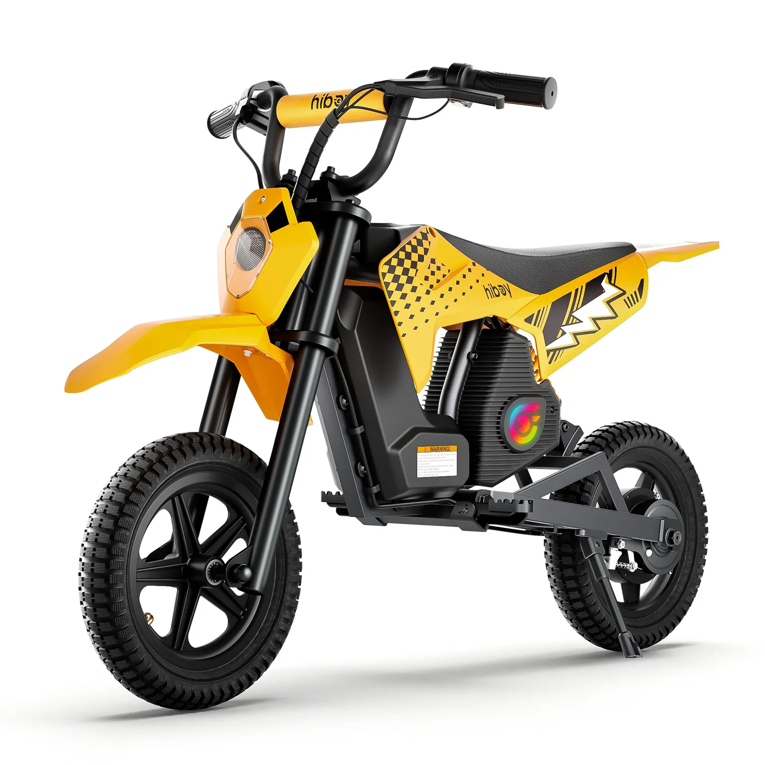 Hiboy DK2 eldirtbike barn 3-7 år gul