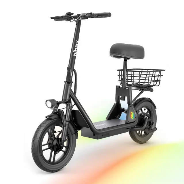 Hiboy U3 elsparkcykel med sadel 14 tum