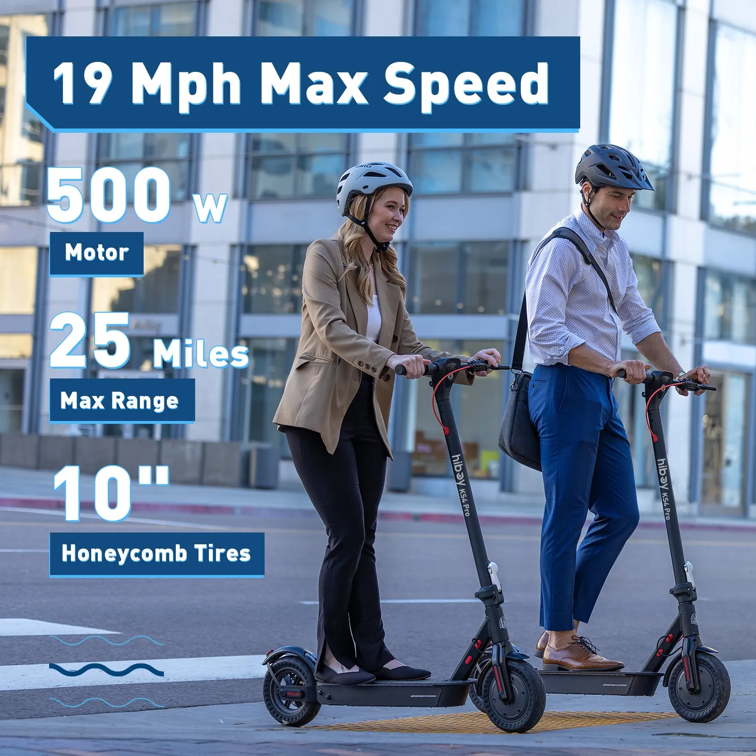 Hiboy KS4 Pro elsparkcykel Basic 500W 40 km räckvidd