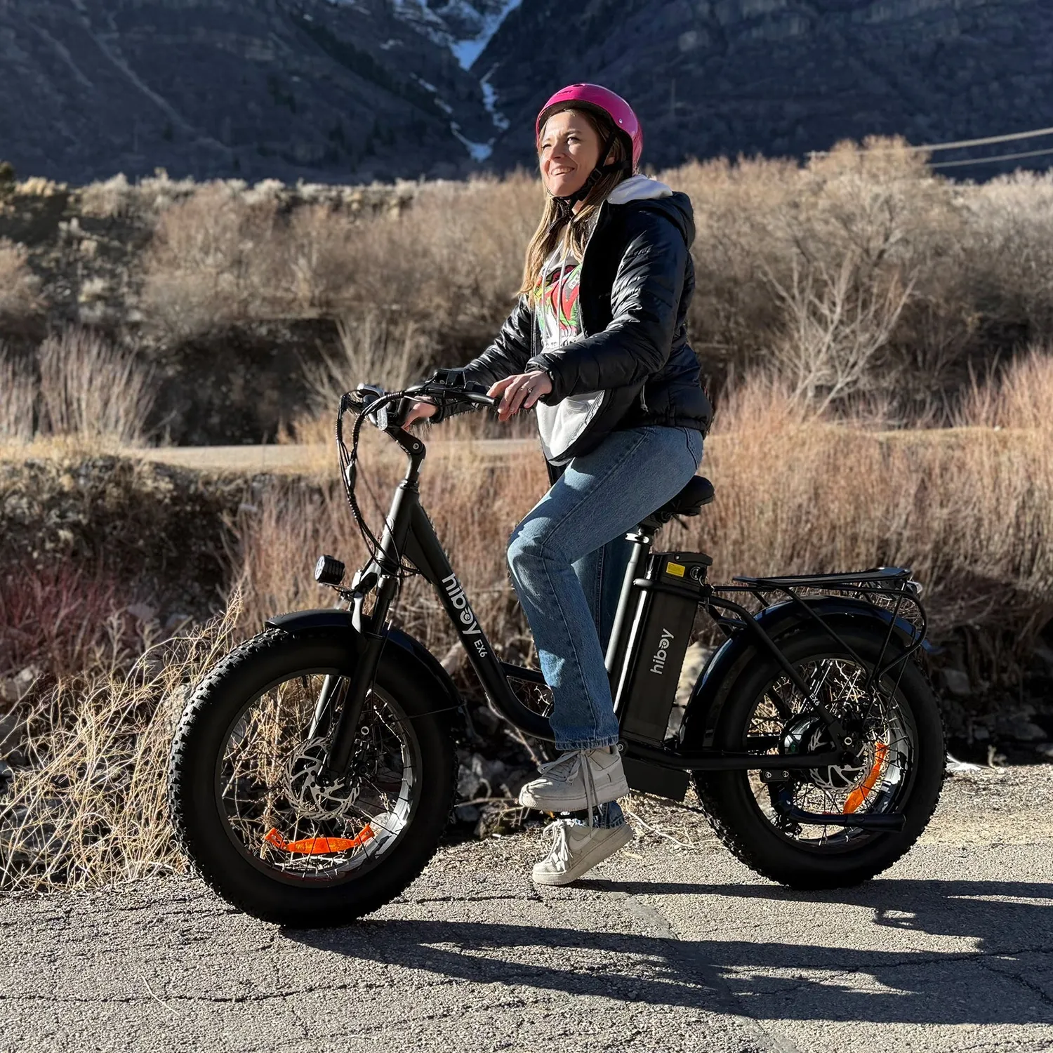 Hiboy EX6 elcykel lågt insteg fatbike