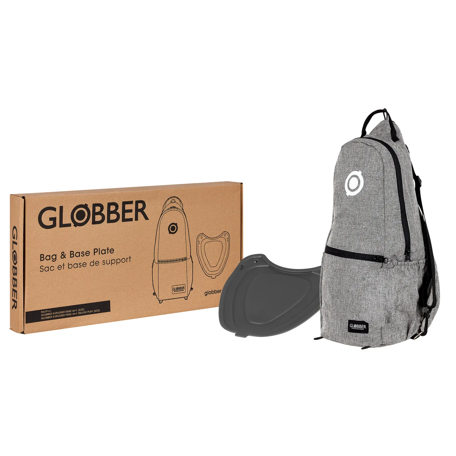 Globber Explorer Trike 4in1 väska med bottenplatta reservdel