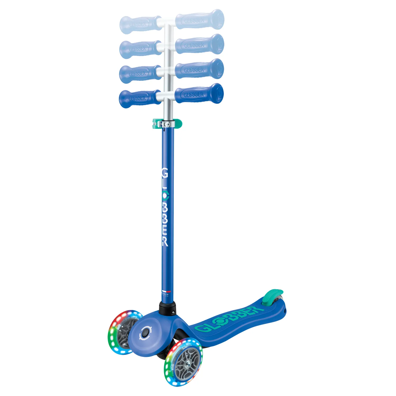 Globber Primo Plus Lights sparkcykel lysande hjul