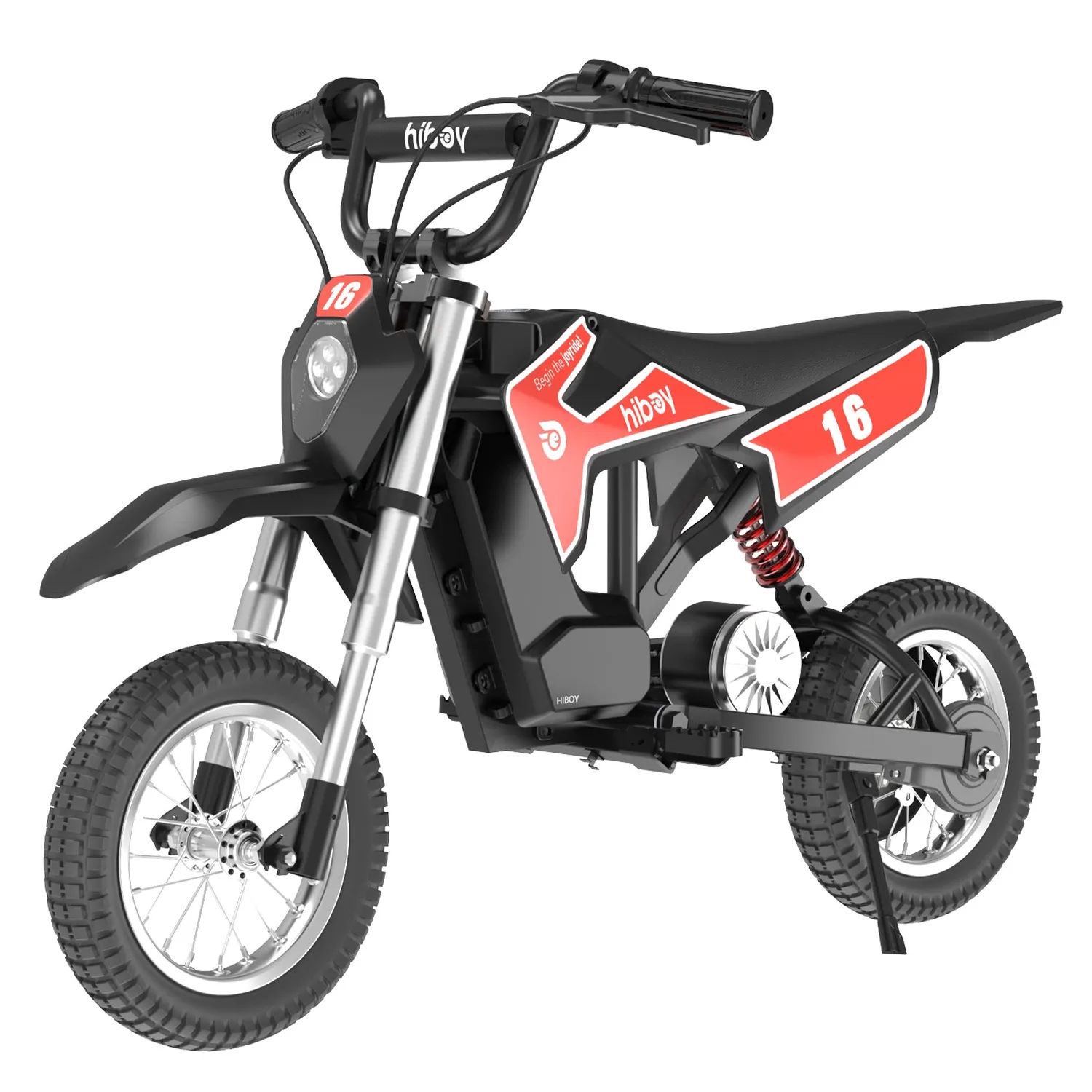 Hiboy DK1 eldirtcykel renoverad röd slitstark