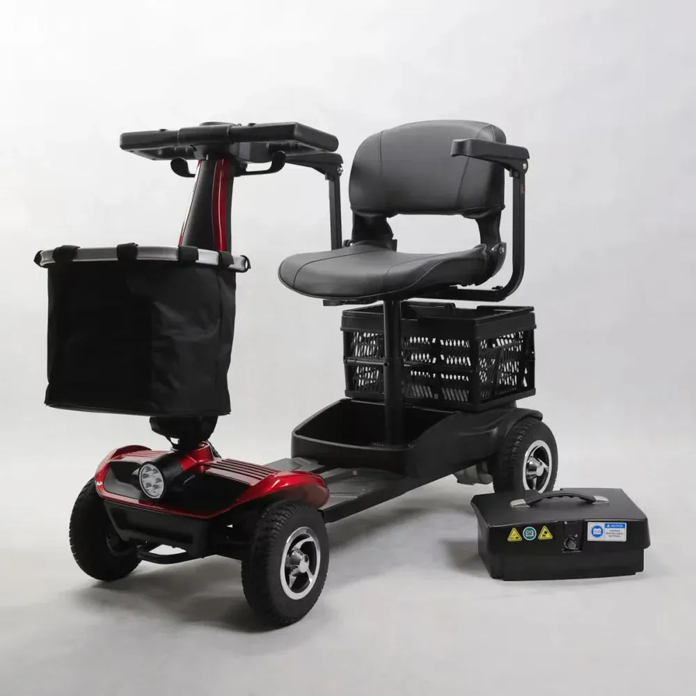 AOVO YL-02G promenadscooter 4-hjul avtagbart batteri