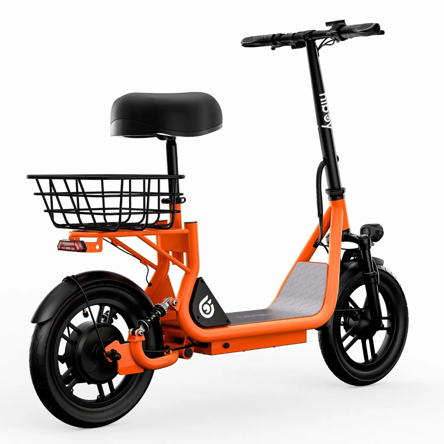 Hiboy Q2 elscooter med sadel vuxen orange