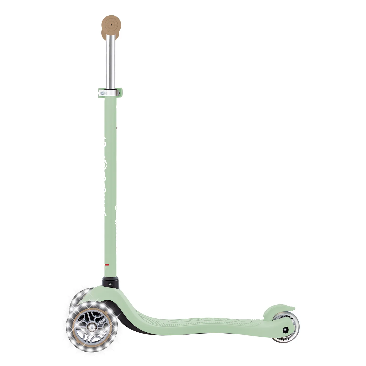 Globber Signature Lights sparkcykel pastel LED 3-7år