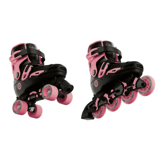 Globber Go Skates 2in1 rullskridskor 34–37 quad/inline