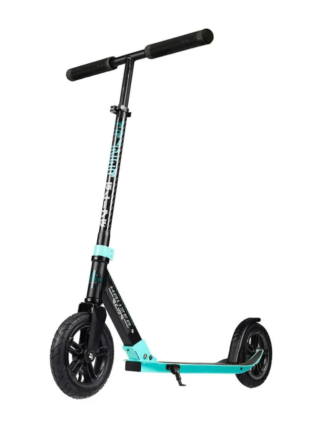 MGP Kruzer Wide Glide sparkcykel svart turkos vikbar