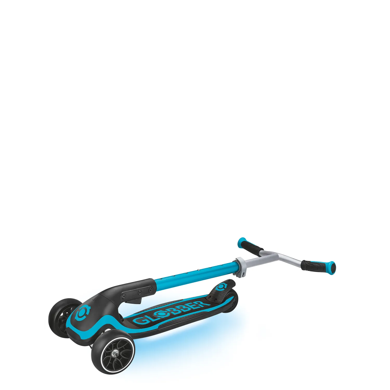 Globber Ultimum Lights trehjulig sparkcykel LED-däck