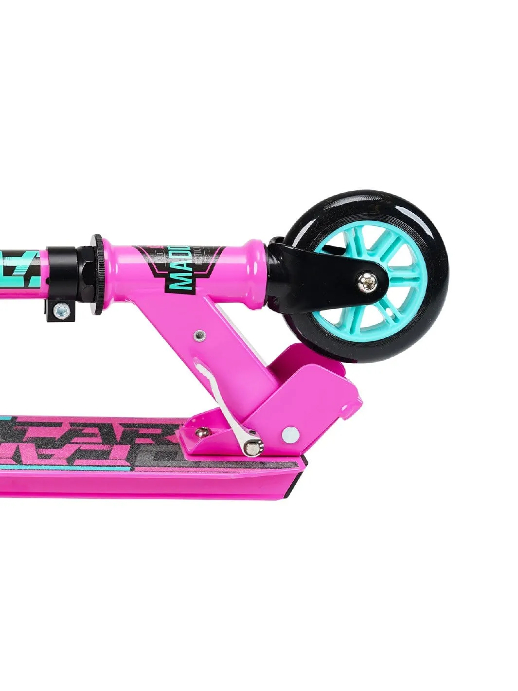 MGP Carve 100 sparkcykel rosa turkos hopfällbar