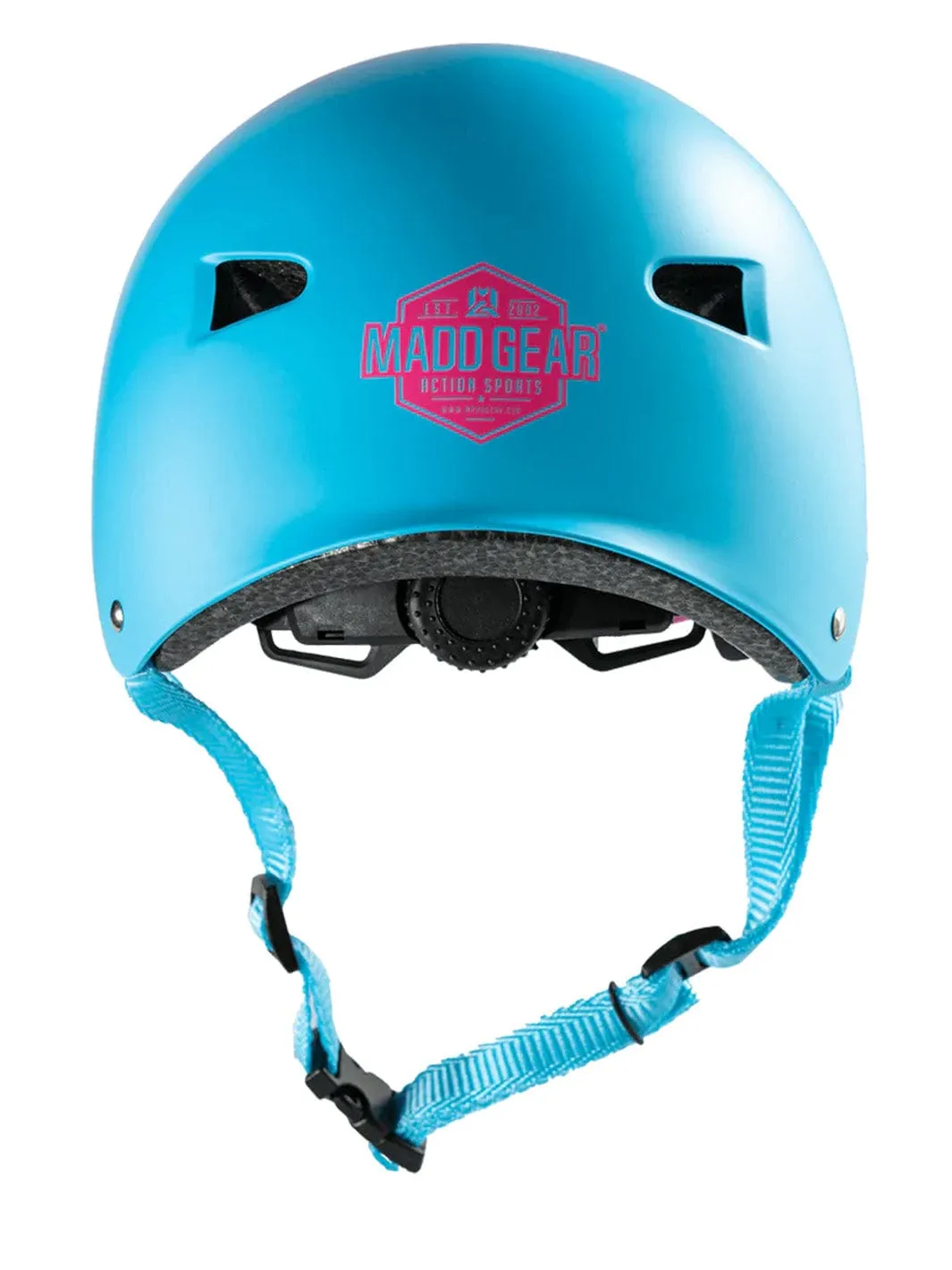 Madd Gear EPS hjälm pink blue S/M justerbar