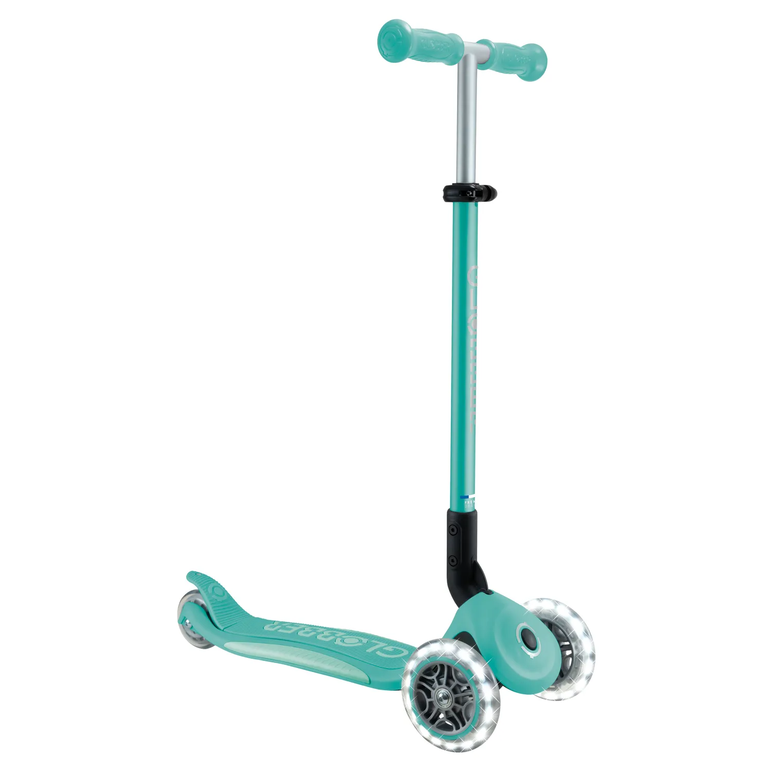 Globber Elite Lights sparkcykel barn 3-9 år lysande hjul