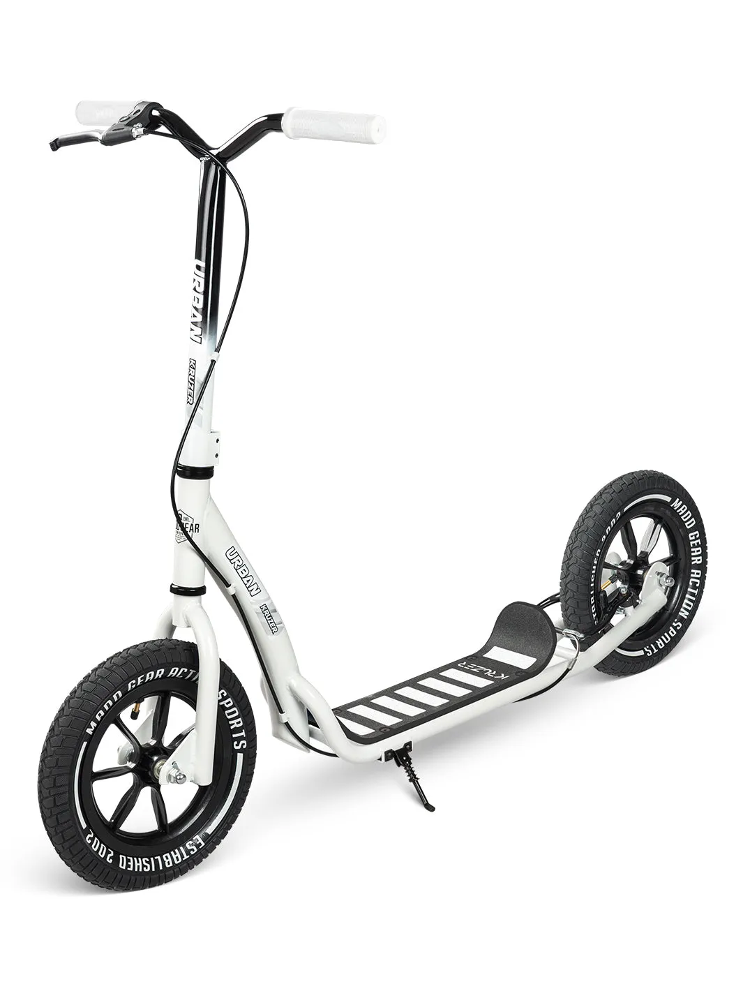 MGP Urban Glide Commuter sparkcykel vit 12 tum