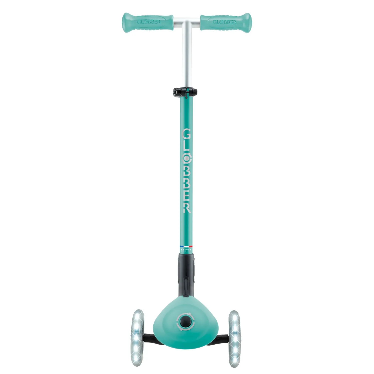 Globber Elite Lights sparkcykel barn 3-9 år lysande hjul