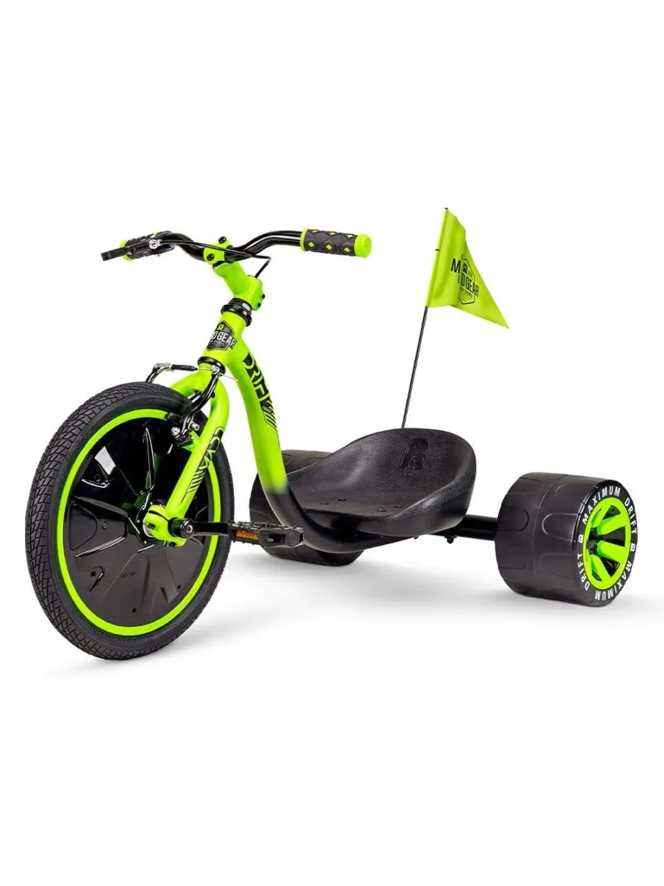 Madd Gear Drift Trike drifttrike grön-svart 5–10 år