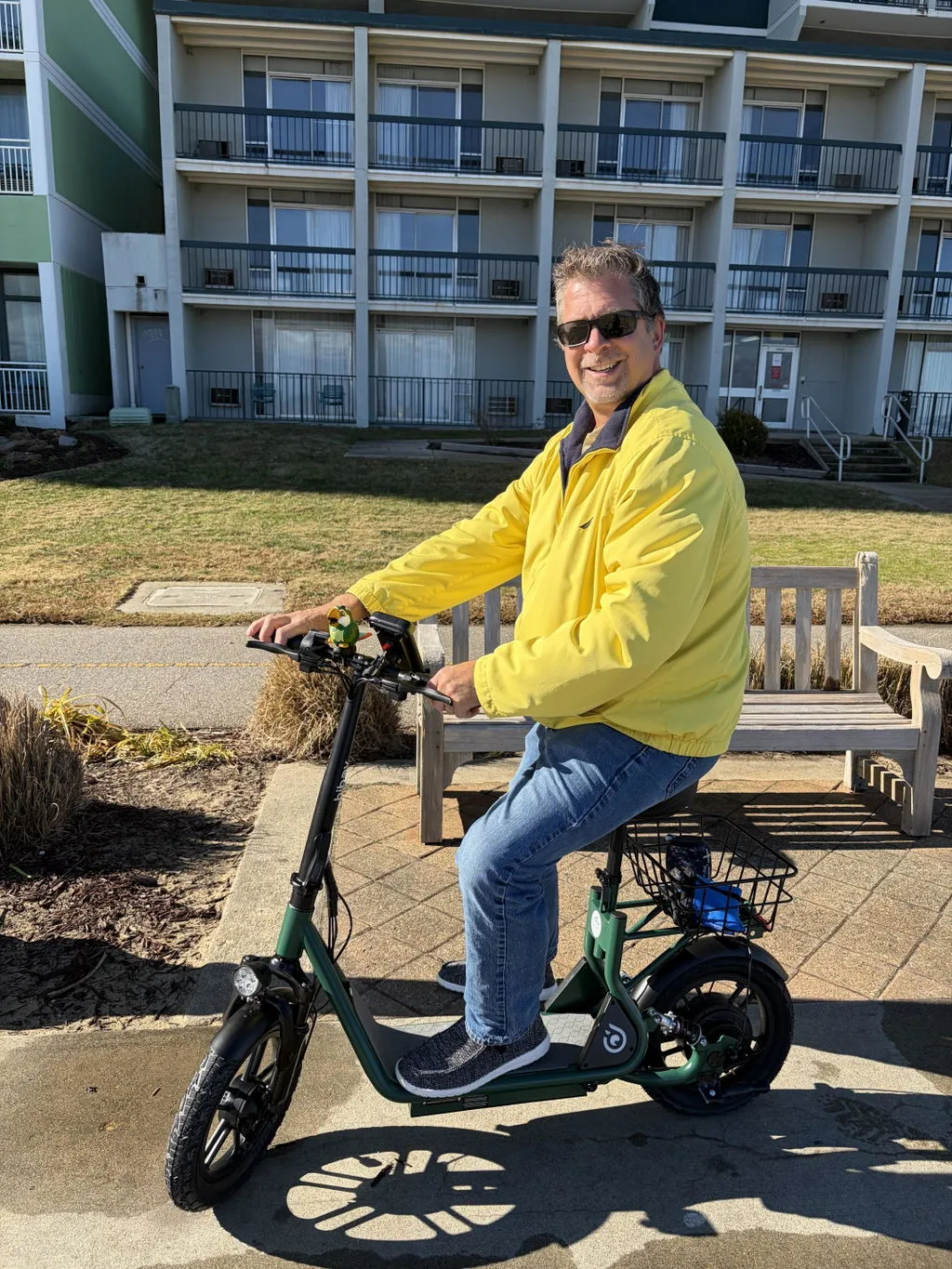 Hiboy Q2 elscooter med sadel vuxen orange