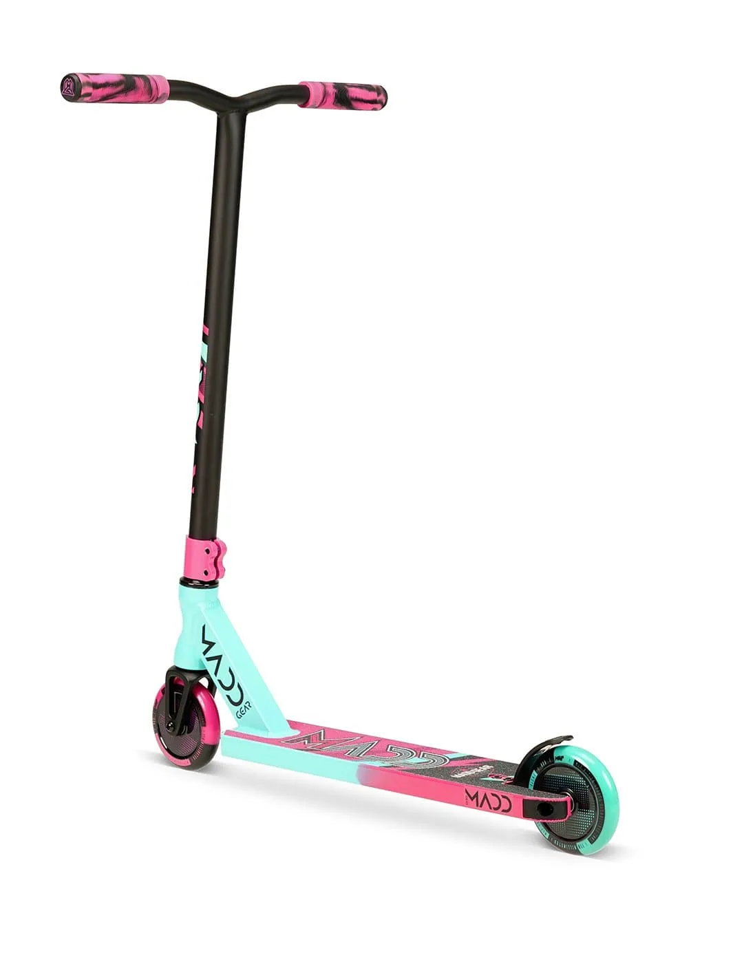 Madd Gear Kick Pro sparkcykel teal pink lätt