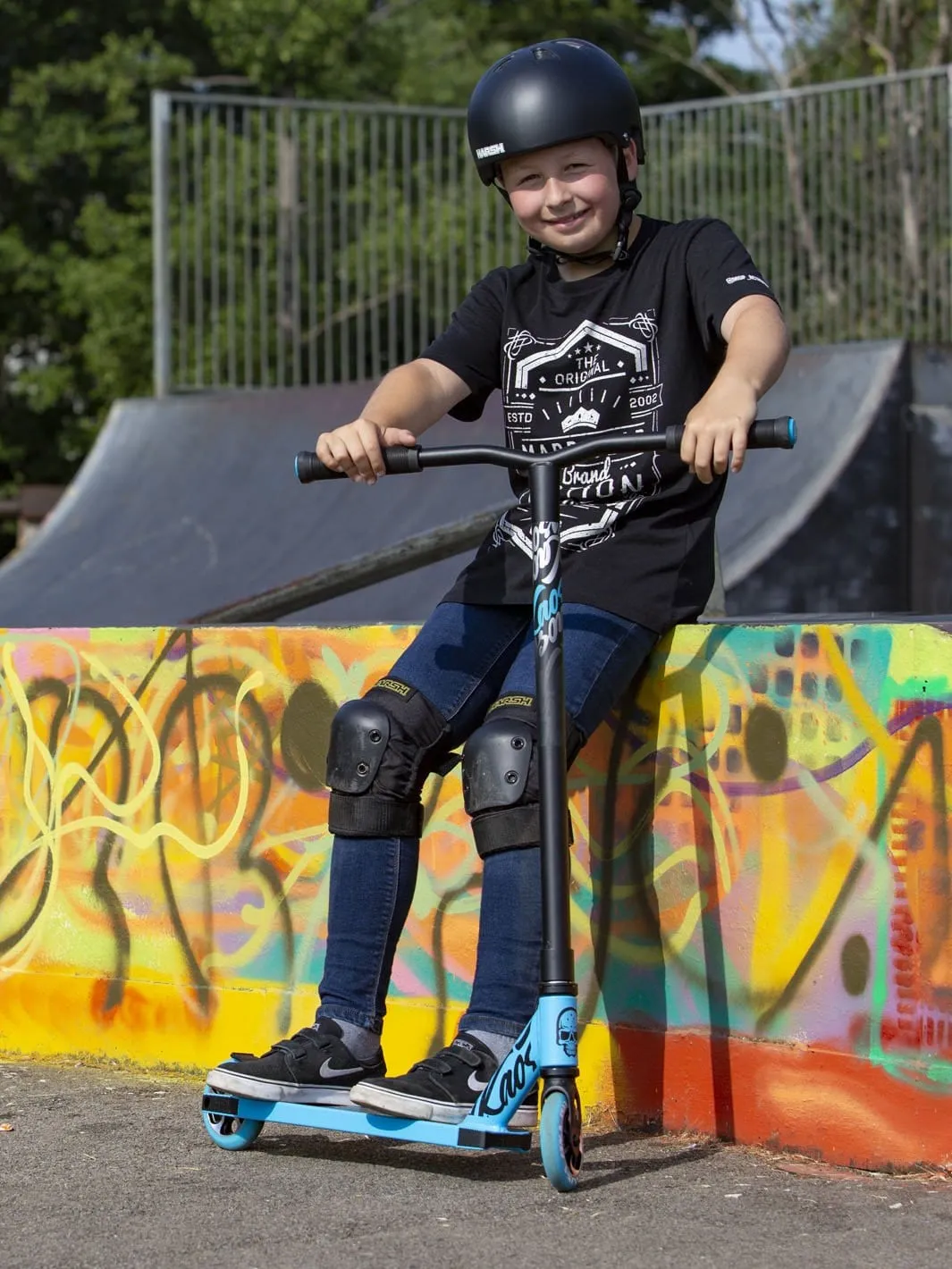 MGP Carve Pro tricksparkcykel svart grön barn