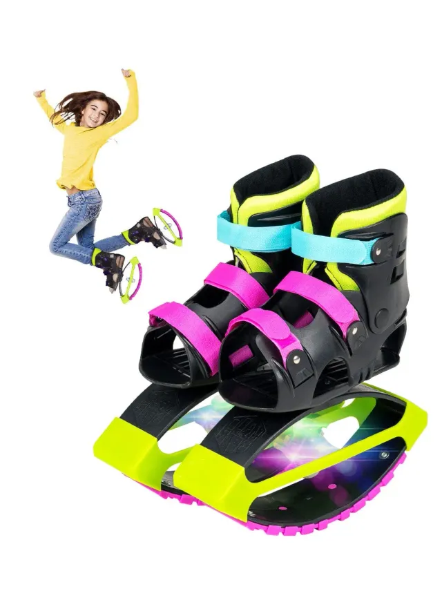 MGP Boost Boots hoppskor rosa lime US 3-6 ljus