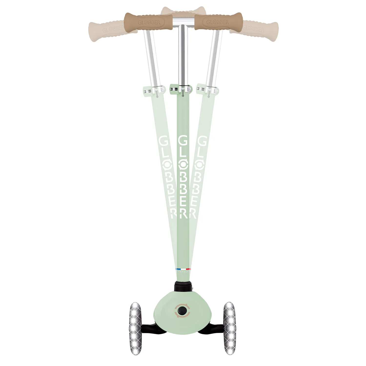 Globber Signature Lights sparkcykel pastel LED 3-7år
