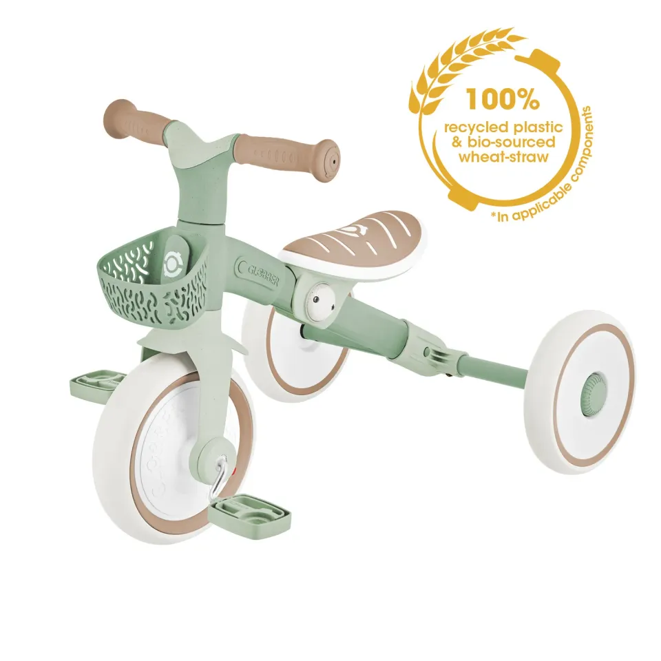 Globber Learning Trike 2in1 Plus trehjuling Sunshine
