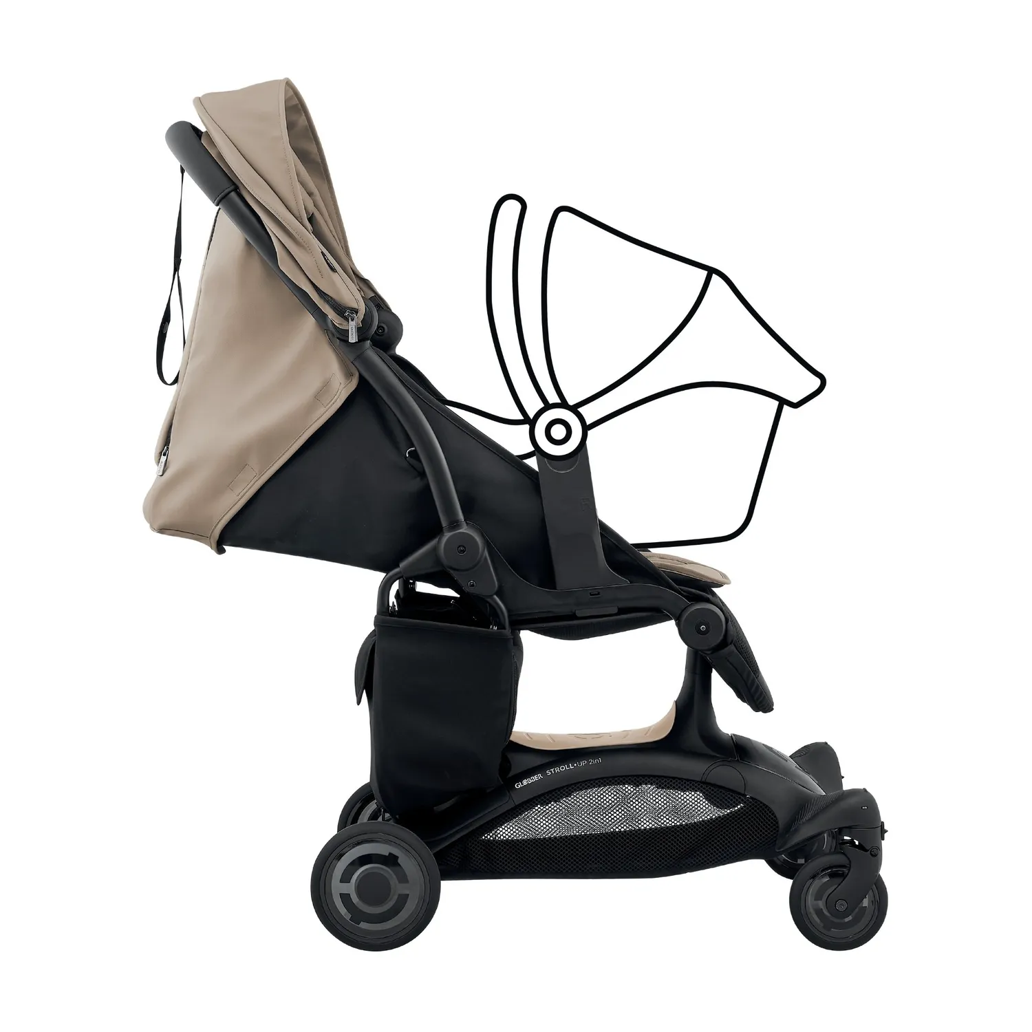 Globber Car Seat Adaptor bilstolsadapter Stroll Up