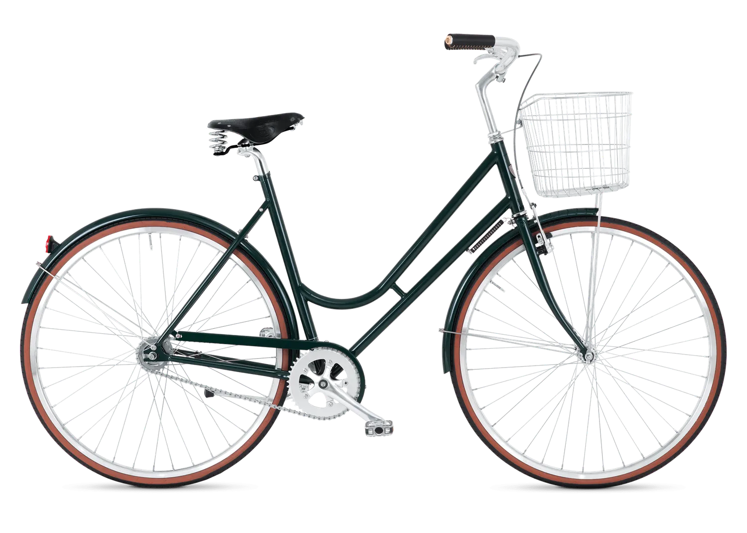 BikeID Step-through 2 elsparkcykel mörkgrön