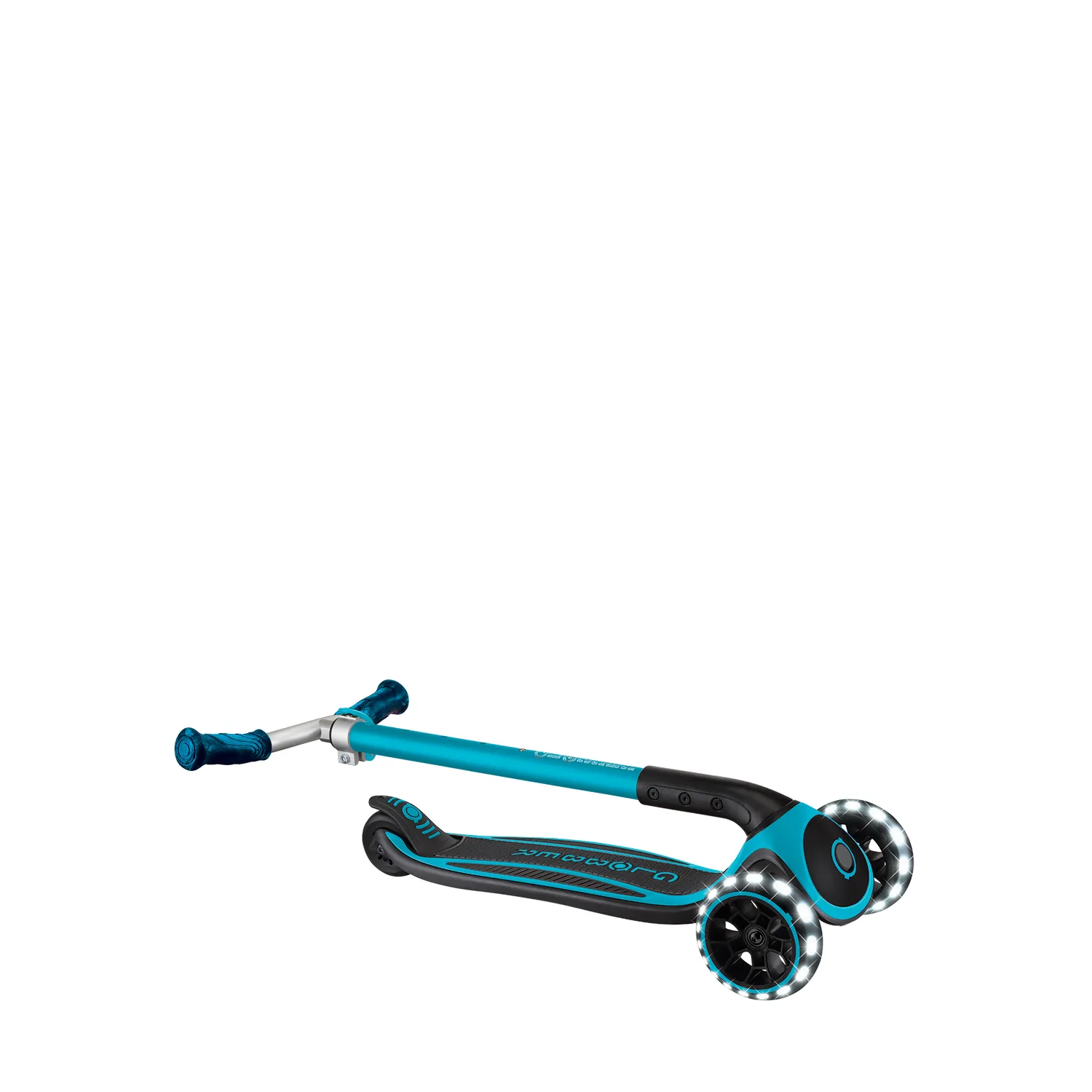 Globber ACE Lights trehjulig sparkcykel barn lysande hjul