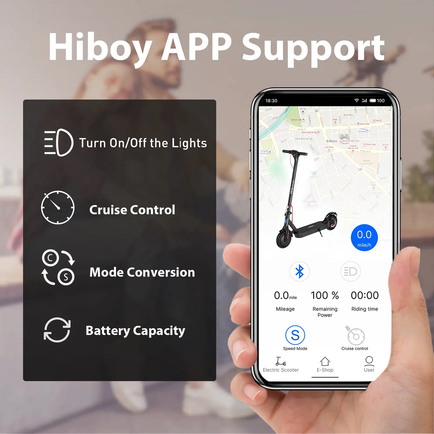 Hiboy KS4 Pro elsparkcykel Basic 500W 40 km räckvidd