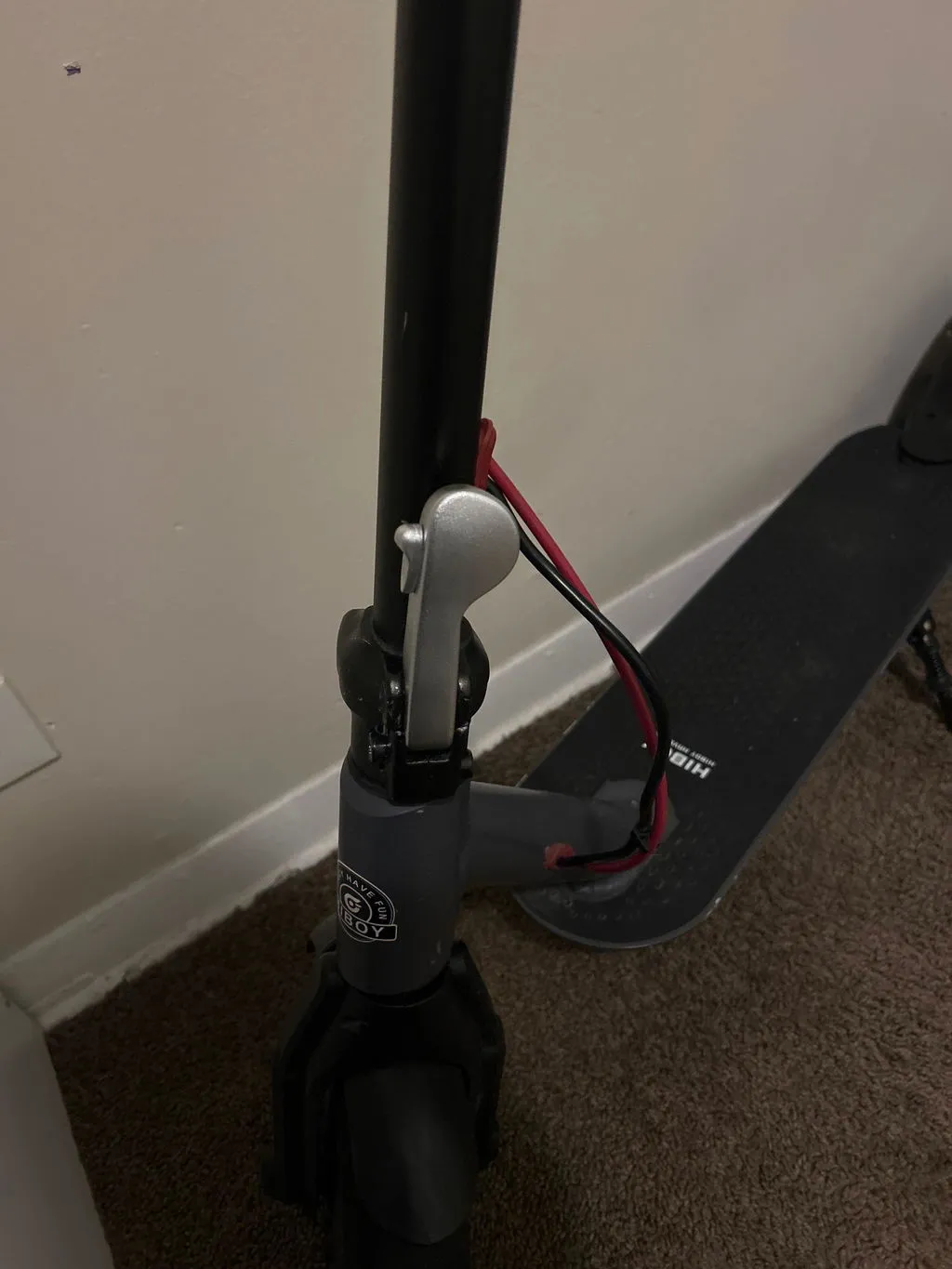 Hiboy S2 vikmekanism silver till elsparkcykel
