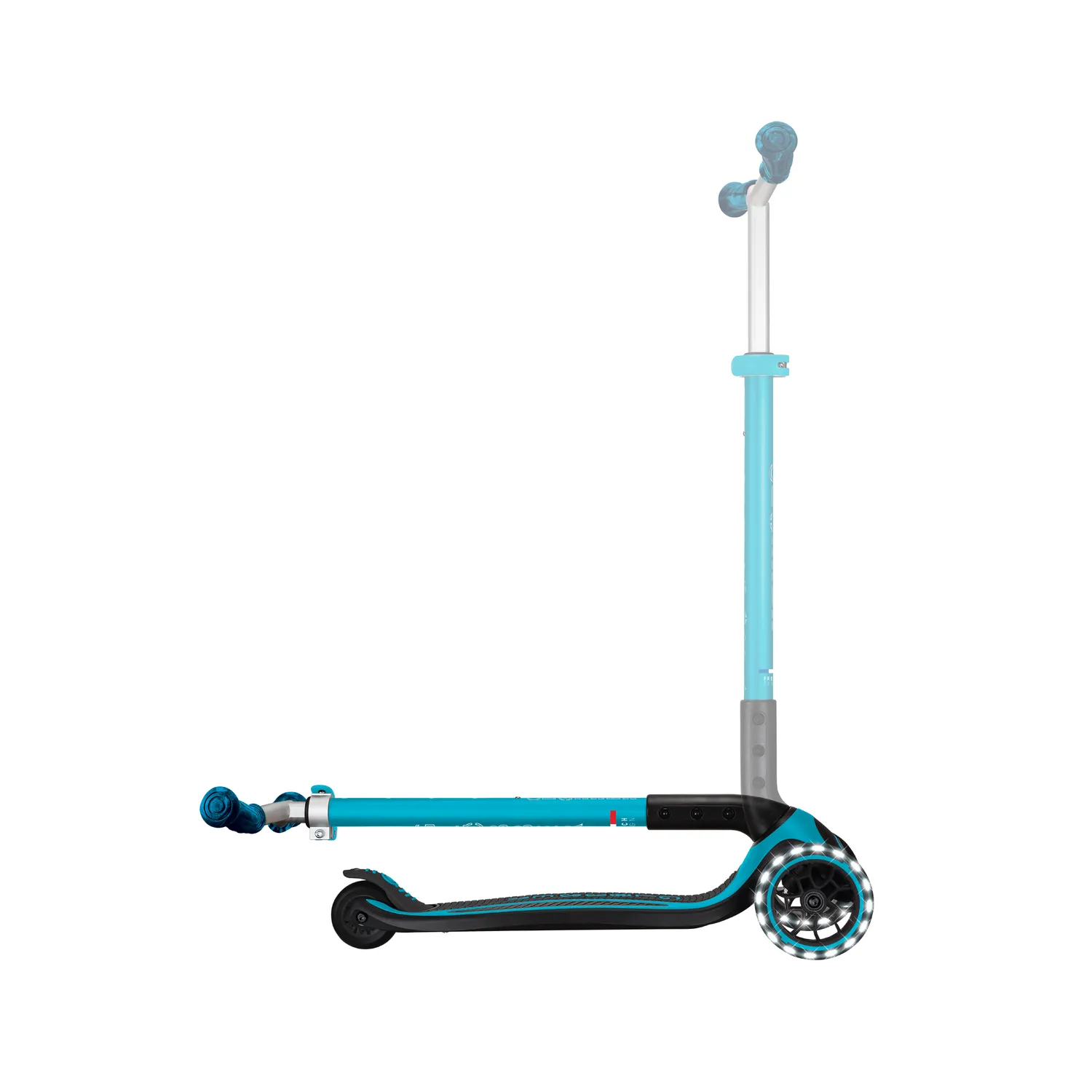 Globber ACE Lights trehjulig sparkcykel barn lysande hjul