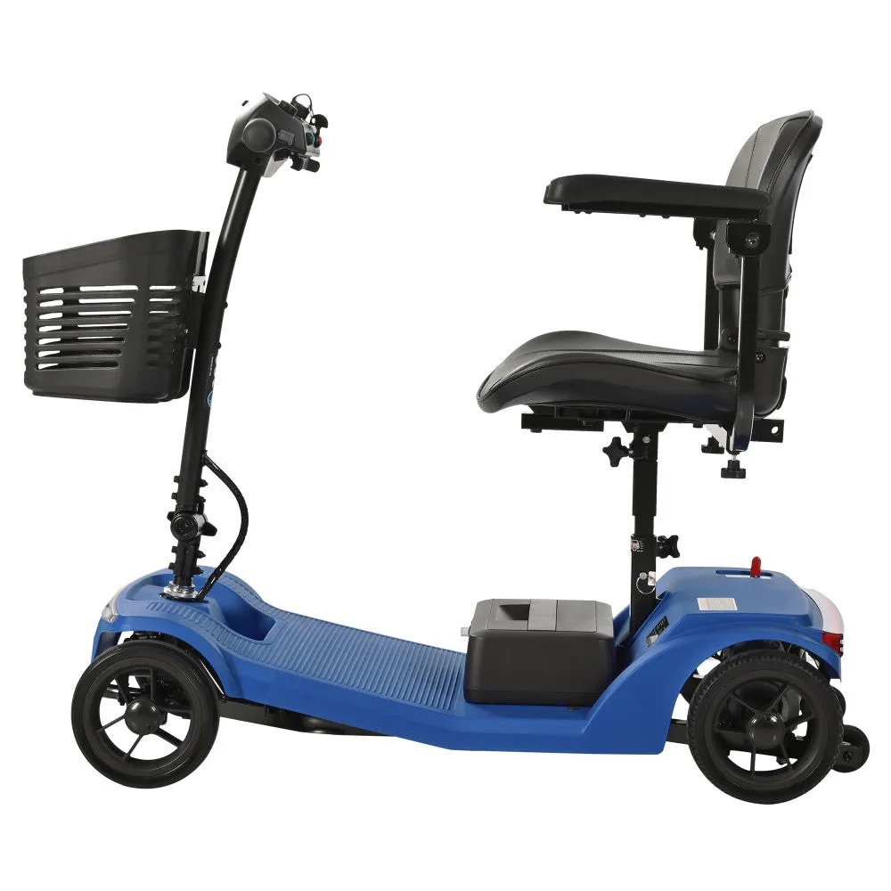 AOVO S2 elscooter svart hopfällbar promenad