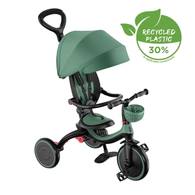 Globber Explorer Trike 6in1 trehjuling vändbar sits