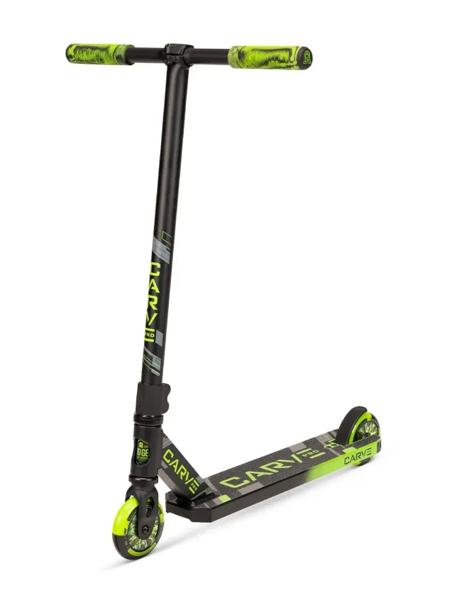 MGP Carve Pro tricksparkcykel svart grön barn
