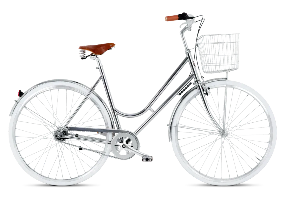 BikeID Step-through 7 sparkcykel krom