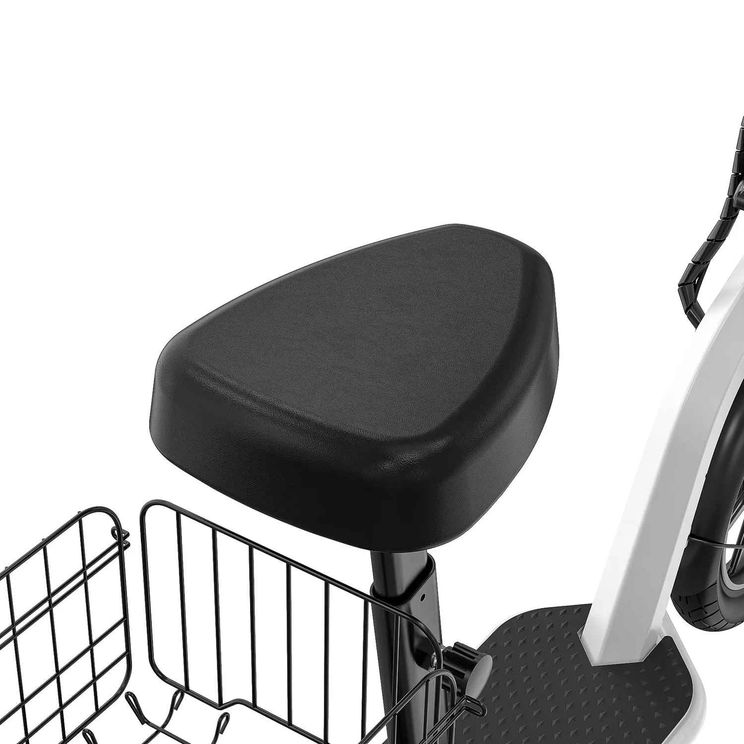 Hiboy ECOM 14 elsparkcykel silver renoverad stora hjul