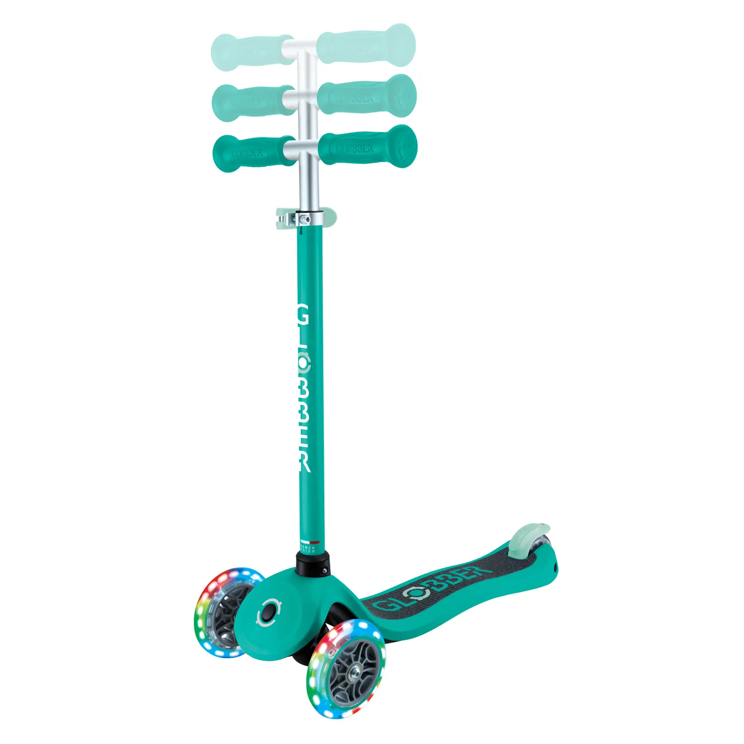 Globber Primo Lights sparkcykel 3-hjulig lysande hjul