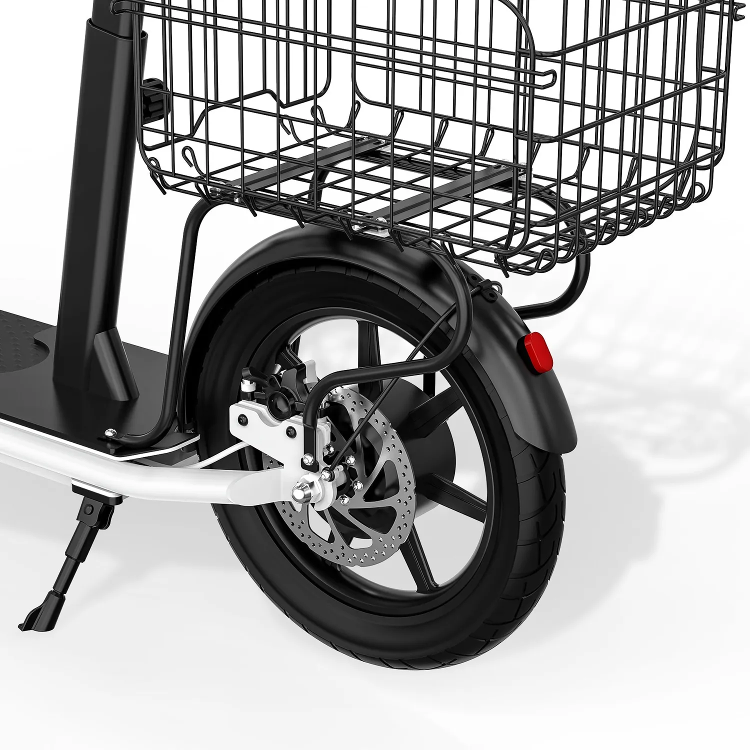 Hiboy ECOM 14 elsparkcykel silver renoverad stora hjul