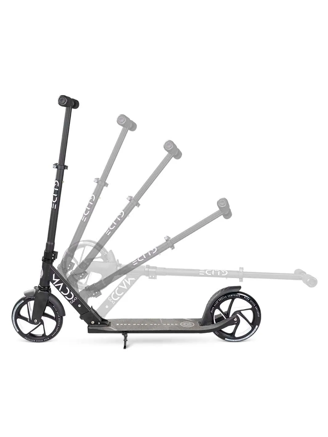Madd Gear Renegade Glide pendlar-sparkcykel svart 200 mm