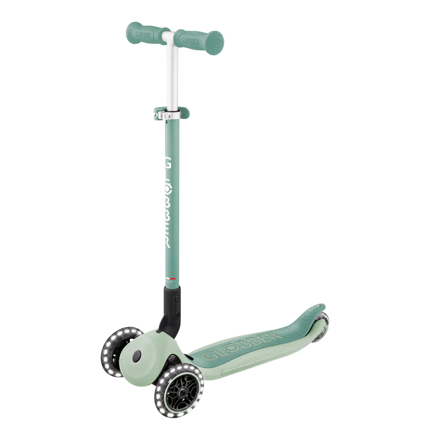 Globber Go-Up Active Lights sparkcykel sunshine