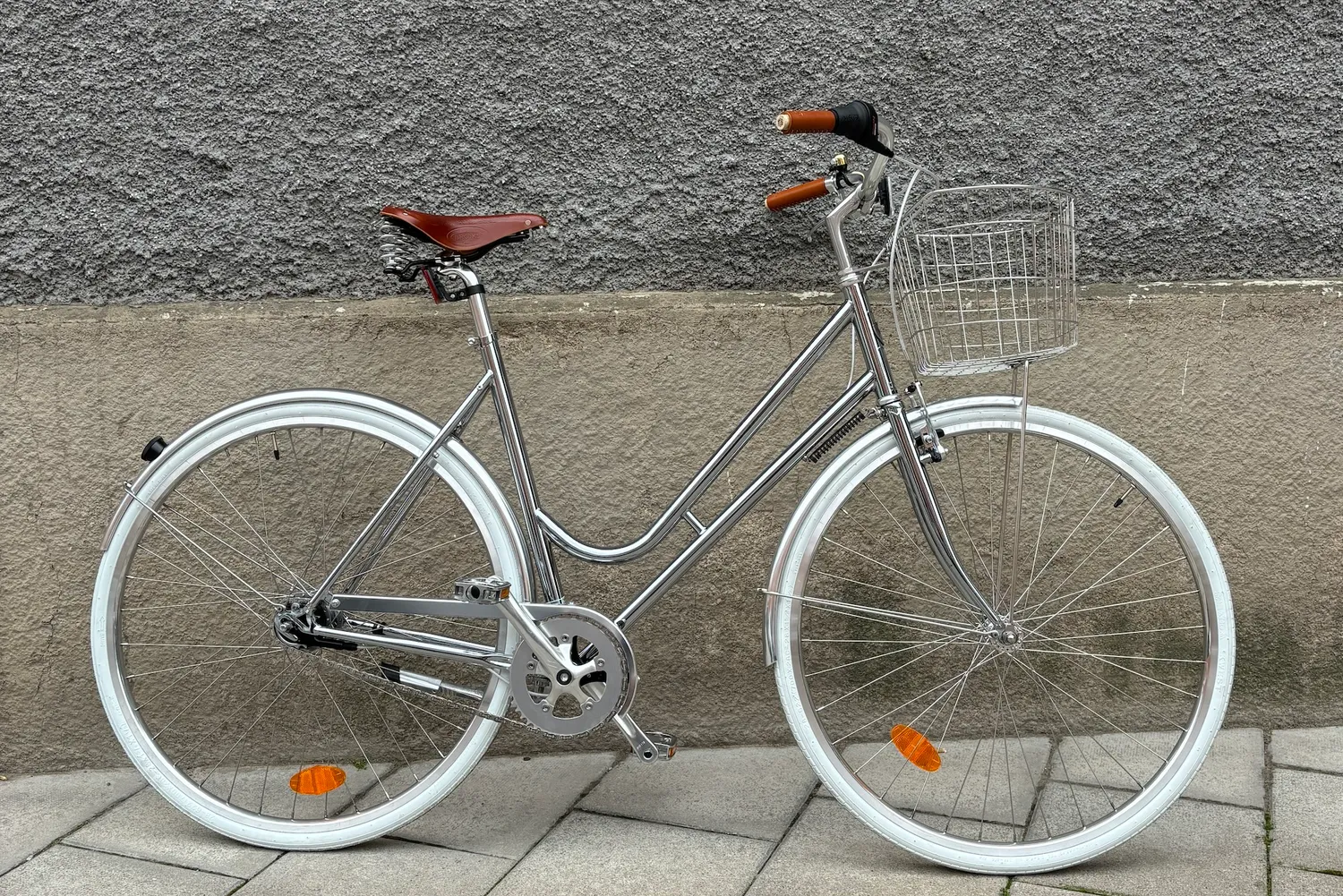 BikeID Step-through 7 sparkcykel krom