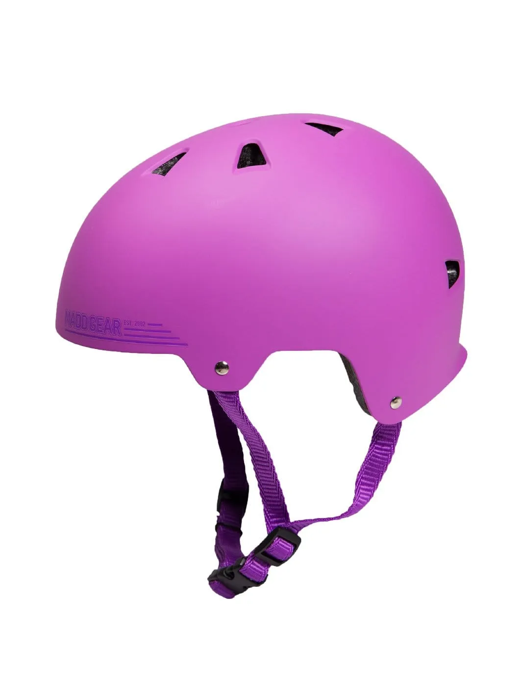 Madd Gear Certified EPS hjälm rosa-lila 55–58 cm