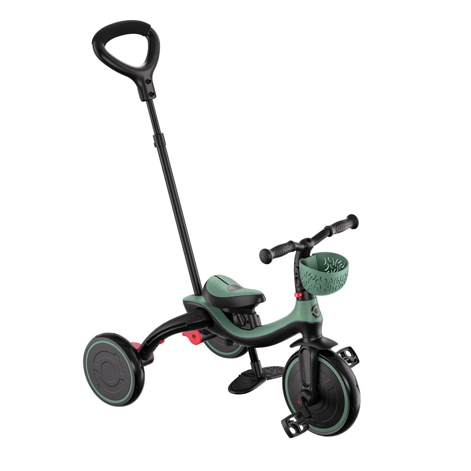 Globber Explorer Trike 6in1 trehjuling vändbar sits
