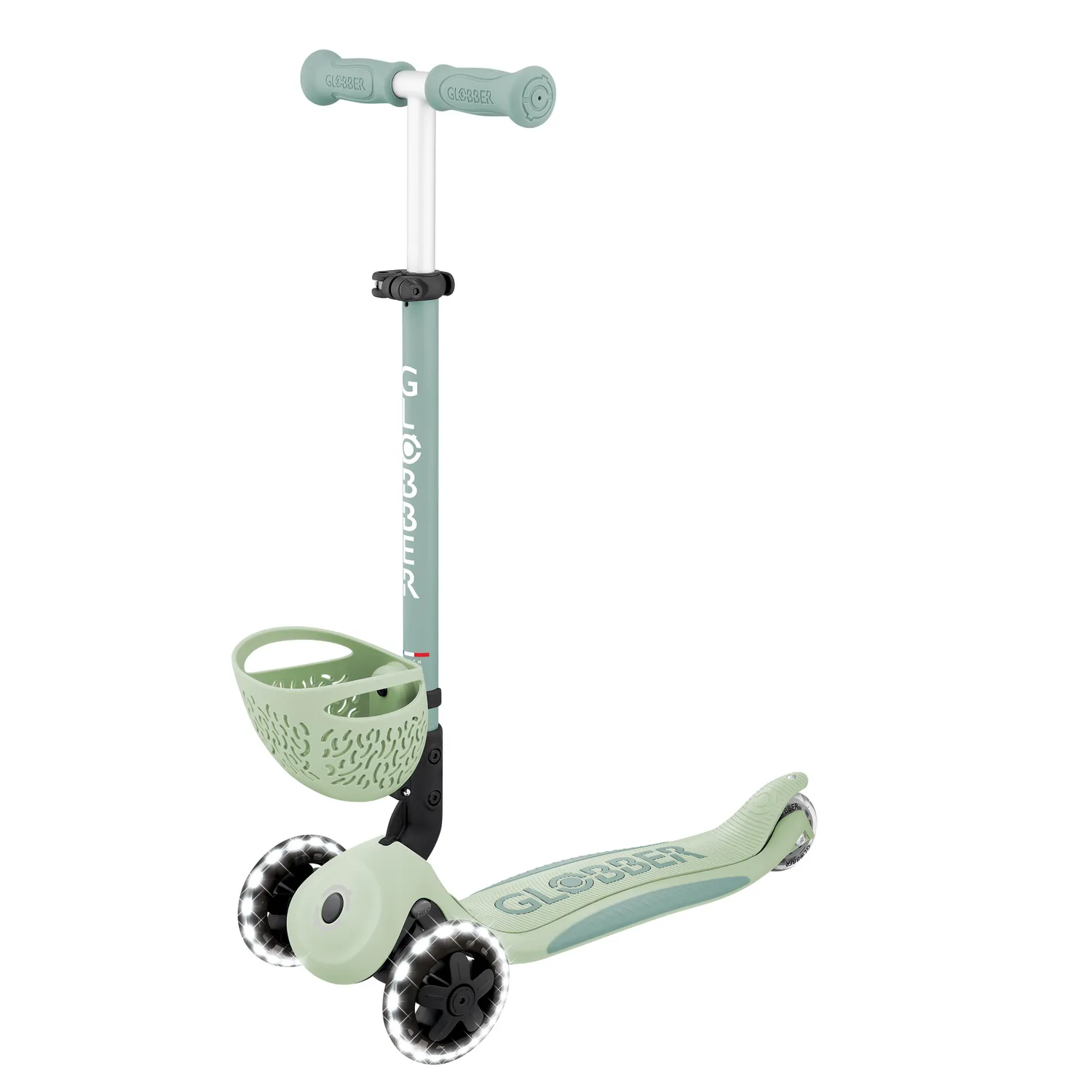 Globber Go Up Baby Lights 360 sparkcykel med sits