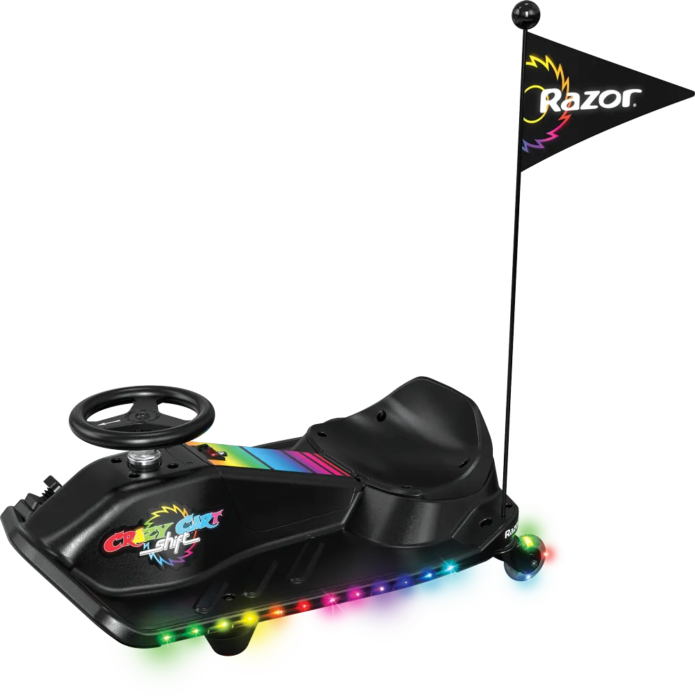 Razor Crazy Cart Shift Lightshow Pro driftkart med ljus