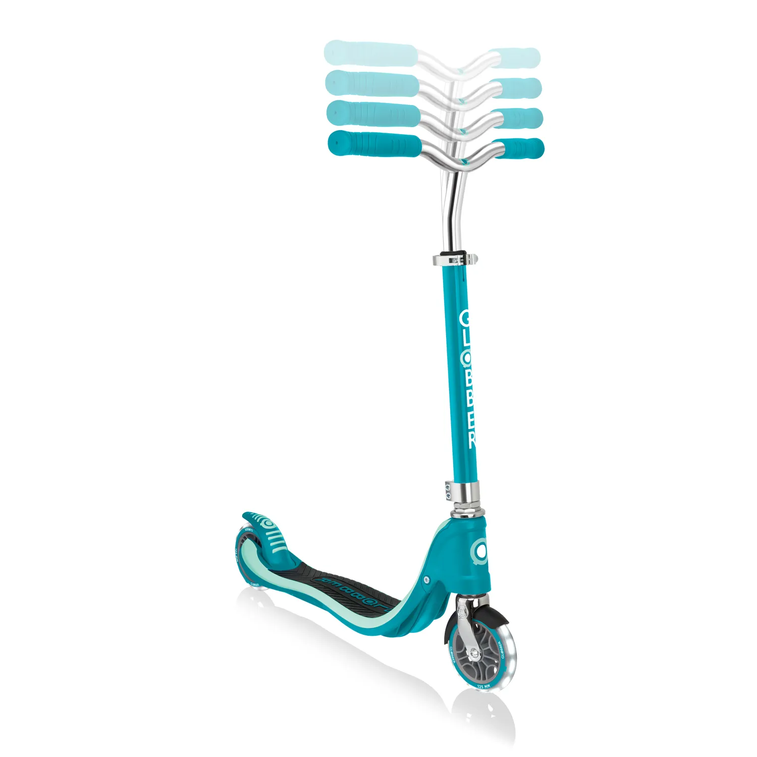 Globber Flow 125 Lights sparkcykel LED-hjul