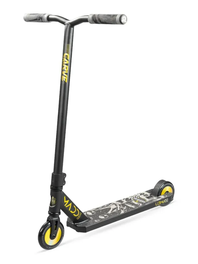 Madd Gear Carve Ultimate Kingdom tricksparkcykel svart-guld